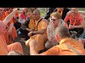 Hare Krishna Chanting Dayal Mora Prabhu At Kingsday Amsterdam Netherlands