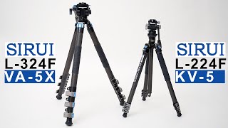 Sirui L-324F vs Sirui L-224F | Sirui Tripod | The best for mirrorless, cinema and Wildlife Tripod