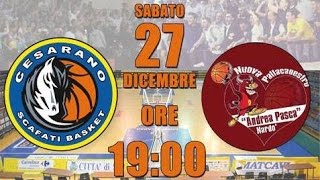 preview picture of video 'Highlights 15° Giornata: CESARANO SCAFATI BASKET -  Nuova Pall. Nardò  74 - 79'