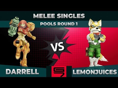Darrell vs Lemonjuices - Melee Singles: Pools R1 Winners Semifinal - Genesis 7 | Samus vs Fox