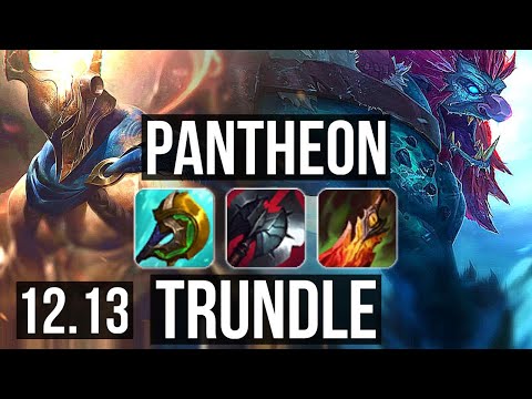 PANTHEON vs TRUNDLE (TOP) | 12/1/7, 800+ games, Legendary, 900K mastery | NA Diamond | 12.13