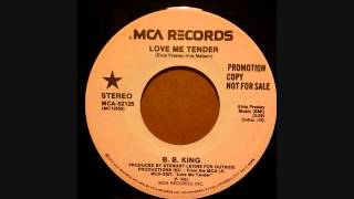 B B KING  LOVE ME TENDER
