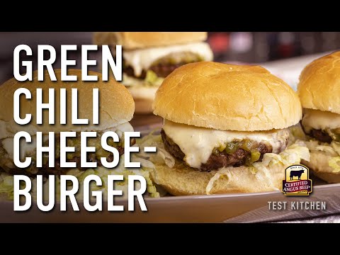 Green Chili Grilled Cheeseburger Recipe
