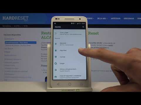 Cómo activar fuentes desconocidas en ALCATEL U5 HD - instalar aplicaciones de origen desconocido