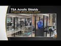 TSA Gets Acrylic Shields At Pittsburgh International Airport