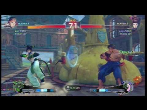SSF4 [A vs A]: kao 1976(#11 Ryu) vs jrojro5963(#19 Juri) Ep.127