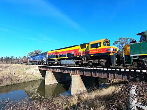 C510, C509, BRM002 & C504 reverse Pipers Flat Creek NSW.  Sun 02nd Aug 2020