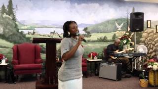 Tameca Woodley Mistress of Ceremony at BLM