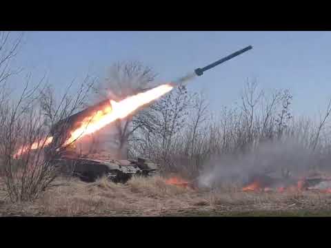 Russian TOS-1A Solntsepyok Thermobaric MLRS Rocket Launcher