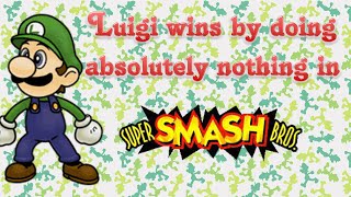 Super Smash Bros. (N64) - Luigi wins by doing absolutely nothing