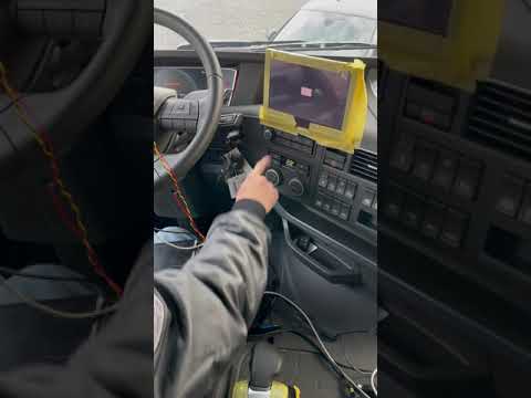 Volvo Truck camera integration switch box for FH16 - FH - FM - FMX - OEM button test