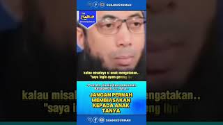 Download lagu 🔴 MENDIDIK ANAK❗❗USTADZ KHALID BASALAMAH #shorts #kajian #sunnah #shahihsunnah mp3