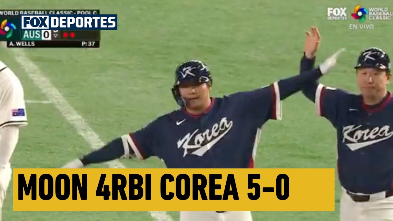 🔥 ¡MOON ESTÁ ENCENDIDO! | Corea del Sur 5-0 Australia | WBC 2026