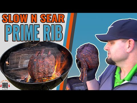 Prime Rib using a Slow N Sear | on a Weber Kettle