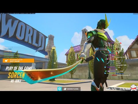 Overwatch Fastest Genji God Necros Destroyer Of BlizzardWorld