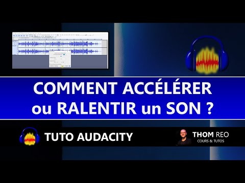 Comment ACCÉLÉRER ou RALENTIR une chanson / musique sans voix aigüe ? - Tutoriel AUDACITY