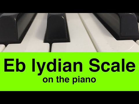 Eb Lydian Scale | Piano And Music Theory Tutorial✨