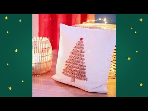 Christmas Quick Tip – Zickzackrüschen Weihnachtsbaum Applikation