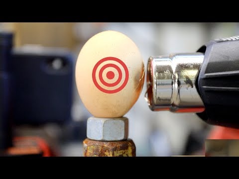 1000° HEATGUN vs EGG