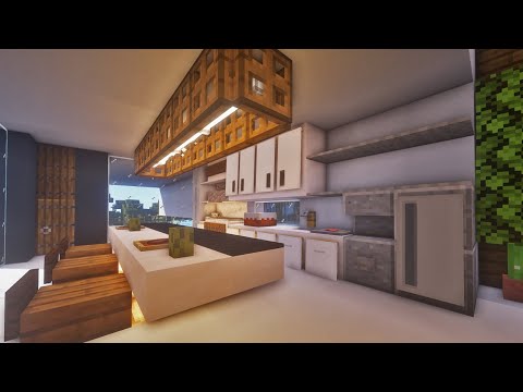 Minecraft : Modern Kitchen : Kitchen design