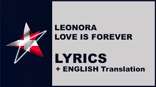 LEONORA - LOVE IS FOREVER - LYRICS with ENGLISH TRANSLATION (Denmark Eurovision 2019)