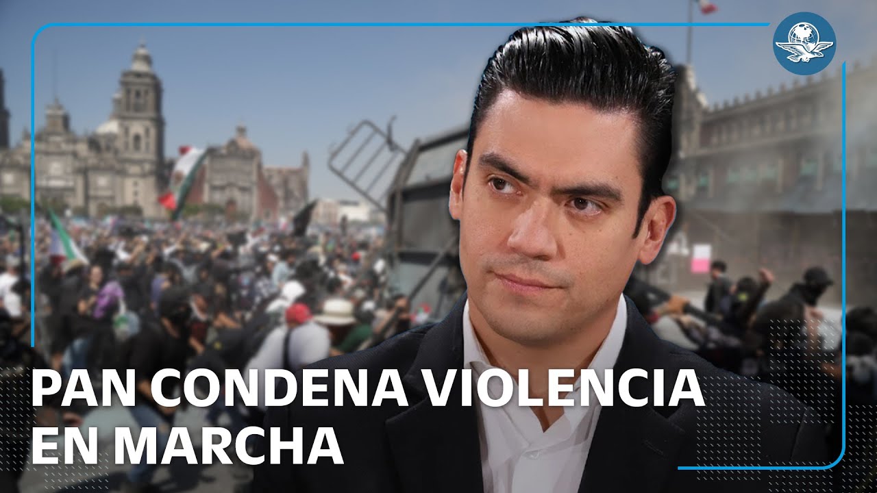 PAN acusa represión contra jóvenes en marcha de Generación Z