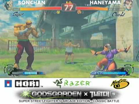 Bonchan (Sagat) vs Haneyama (Chun-Li) - Godsgarden Classic Battle