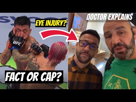 FACT OR CAP? Pedro Munhoz UFC EYE CONTROVERSY vs Sean O’Malley - Doctor Explains