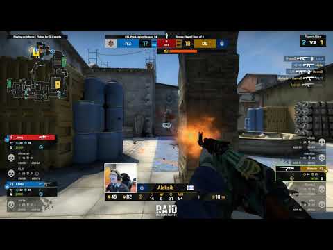 Aleksib T wins the 1vs3 - FORZE VS OG - ESL Pro League Season 14 - CSGO