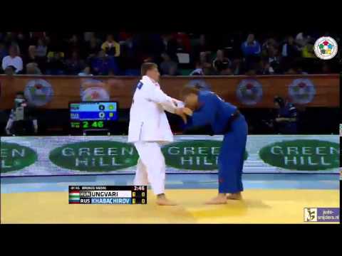 Judo 2014 Grand Prix Samsun: Ungvari (HUN) - Khabachirov (RUS) [-81kg] bronze