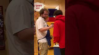 Recording a ridiculous voice message at build a bear￼