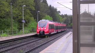 preview picture of video 'Bahnhof Oberferrieden 12.05.2013 mit LKW-Walter-Zug'