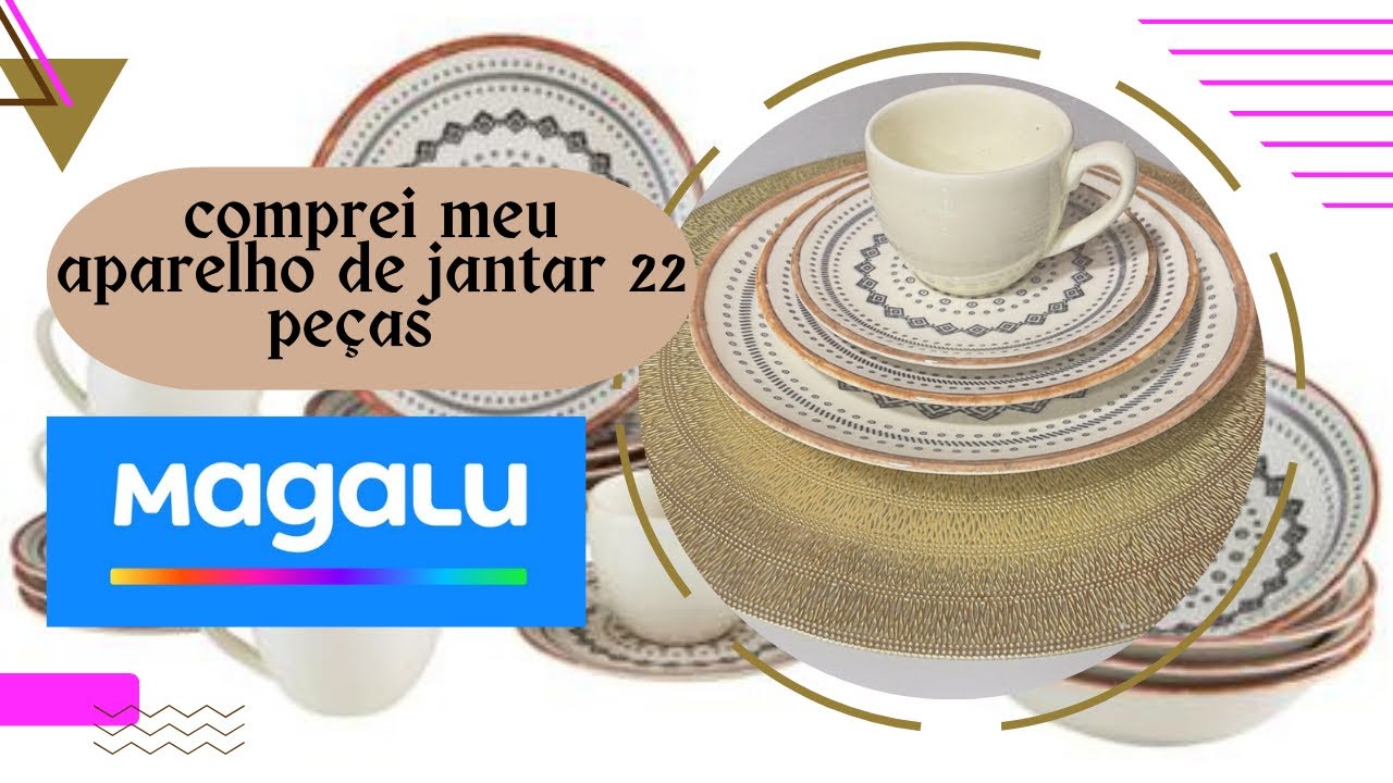 Comprei meu sonhado aparelho de jantar 22 peças Haus Cerâmica