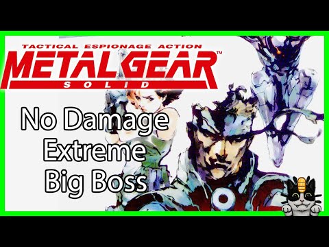 Metal Gear Solid (PSX) - No Damage Extreme Difficulty Big Boss Rank