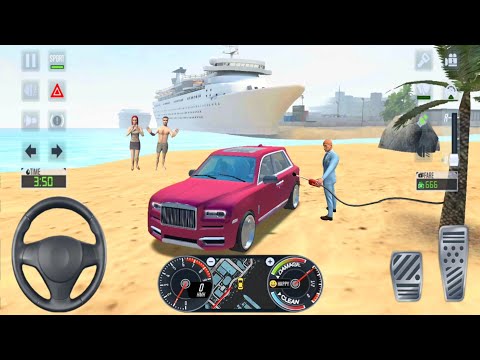 Taxi Sim 2020 - City Beach Uber Driver - 3D Car Driving Game Android Gameplay
