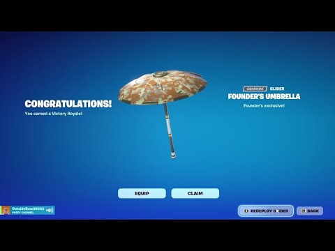 Unlocking Fortnite FOUNDER'S UMBRELLA in 2024!! 🔥😤 (C5S1)