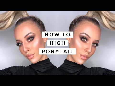 HOW TO: HIGH PONYTAIL | Easy, 5 minute hair style!