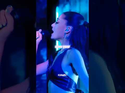 "Ariana Voice😩💖" Save your tears - the Weeknd ft. Ariana grande (live performance) // #shorts