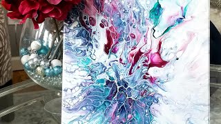 Acrylic paint pouring Video