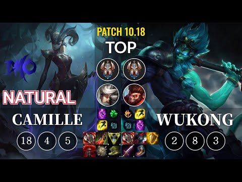 DMO Natural Camille vs Wukong Top - KR Patch 10.18