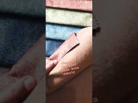 Printed one side suede imported fabric chopper, for sofa