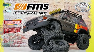 🔰Toyota Land Cruiser🔰 ⚡Crawler Rc⚡ 💥FMS FCX10 LC80 Unboxing & Review💥