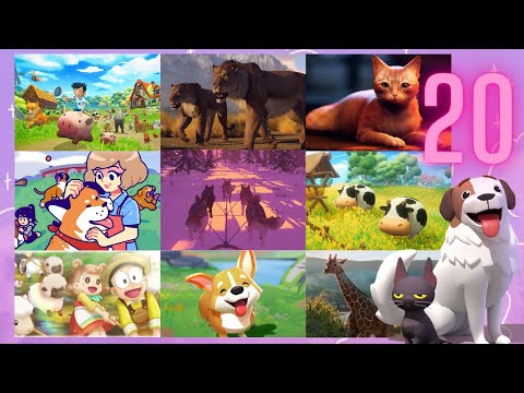 TOP 20 ANIMAL GAMES TO PLAY IN 2024 I PC, Nintendo Switch, XBOX, Playstation