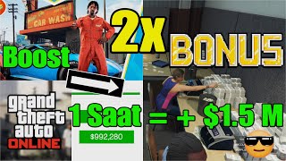 Car Wash ve Counterfeit Cash ile Milyonlar Kazanmaya Devam! 1 Saatte  + 1.5 Mily