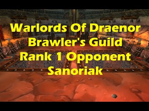 World of Warcraft WoD - Brawler's Guild Rank 1 Guide: Sanoriak [Enhancement Shaman] (WoW 6.0.3)