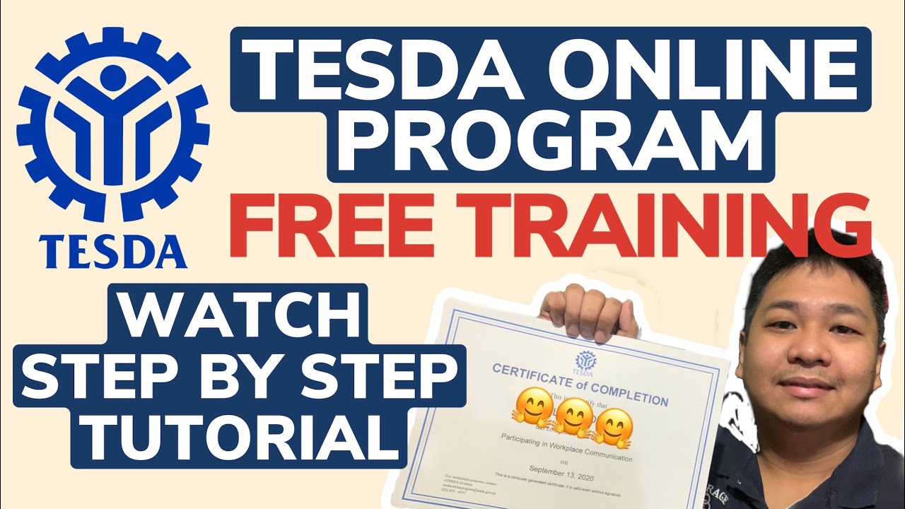 Tesda Online Program- FREE Training. How to Enroll? Tesda Course Offered- Online Course