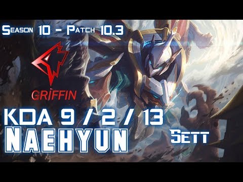 GRF Naehyun SETT vs CASSIOPEIA Mid - Patch 10.3 KR Ranked