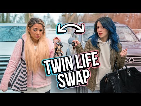 Opposite Twins Swap Lives for a Day! Video