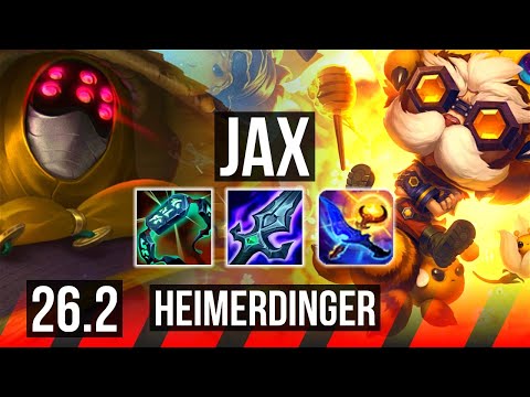 JAX vs HEIMERDINGER (TOP) | 37K damage | EUW Master | 26.2