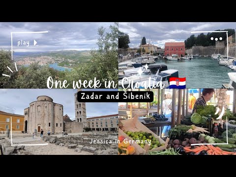 Croatia travel vlog 🇭🇷 Zadar and Šibenik | Jessica in Germany